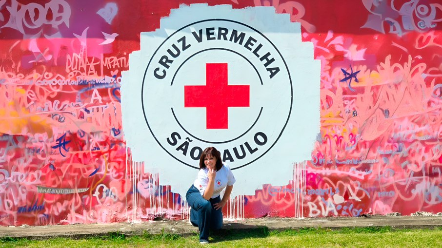 Adriana Cortez – Voluntária da Cruz Vermelha São Paulo desde 2016