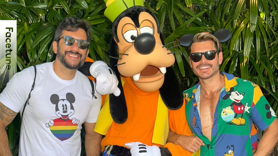 Franklin David e Vitor Vianna na Disney de Orlando