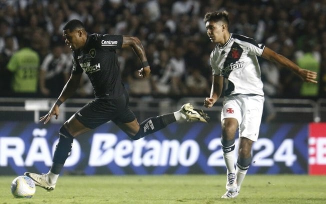 Vasco reage e empata com o Botafogo, em São Januário