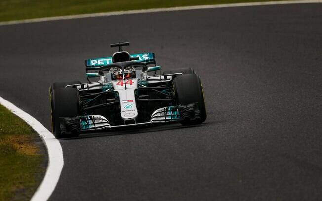 Lewis Hamilton foi o mais veloz no treino classificatório para o GP do Japão de F1