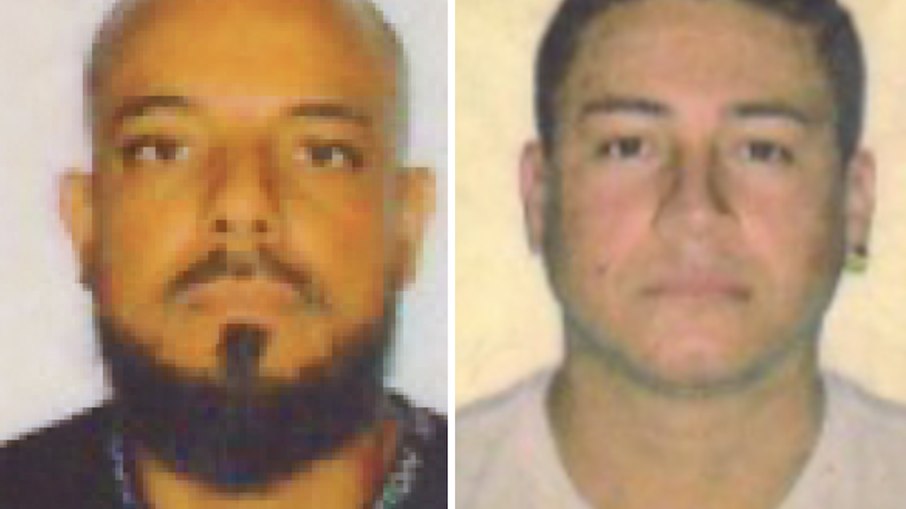 Os dois presos pela Polícia Federal. À esquerda: Janderson Aparecido Ribeiro de Azevedo, 37 anos. À direita: Anderson Custódio Gomes, 33 anos. Os dois presos pela Polícia Federal. À esquerda: Janderson Aparecido Ribeiro de Azevedo, 37 anos. À direita: Anderson Custódio Gomes, 33 anos.