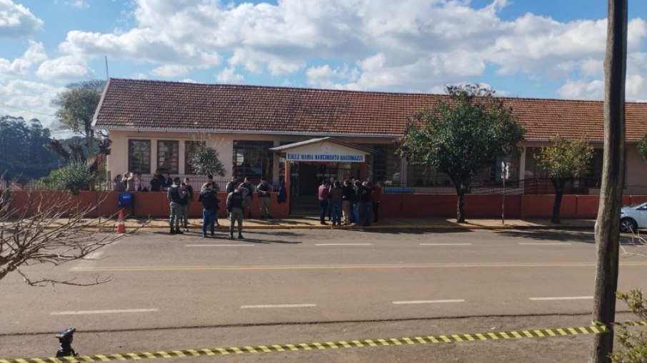 Escola no Rio Grande do Sul onde aconteceu o ataque Escola no Rio Grande do Sul onde aconteceu o ataque