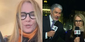 William Bonner afasta especulações de climão com Ilze Scamparini