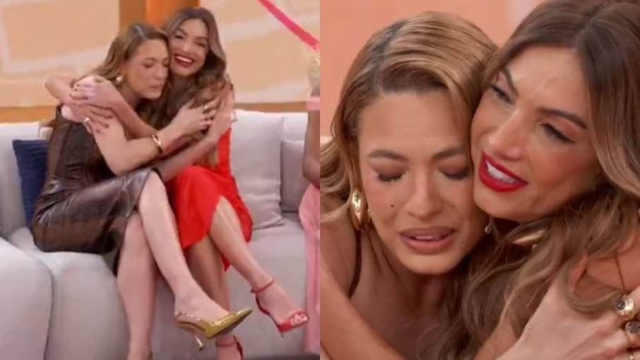 Patrícia Poeta e Bia do Brás choram no Encontro Patrícia Poeta e Bia do Brás choram no Encontro