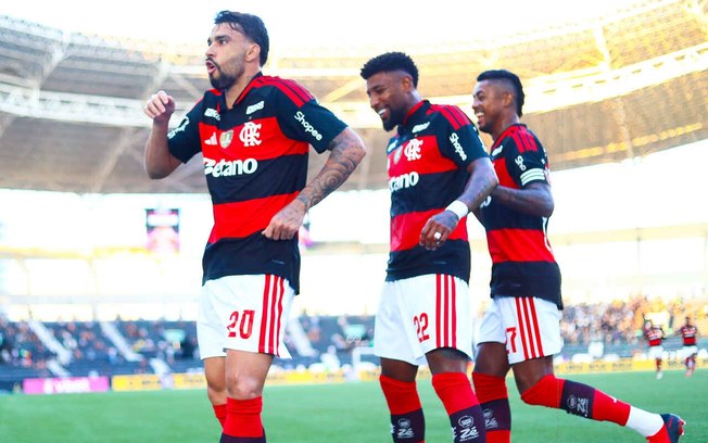 Bruno Henrique marcou golaço no último encontro do Flamengo com o Vasco no Nilton Santos Bruno Henrique marcou golaço no último encontro do Flamengo com o Vasco no Nilton Santos