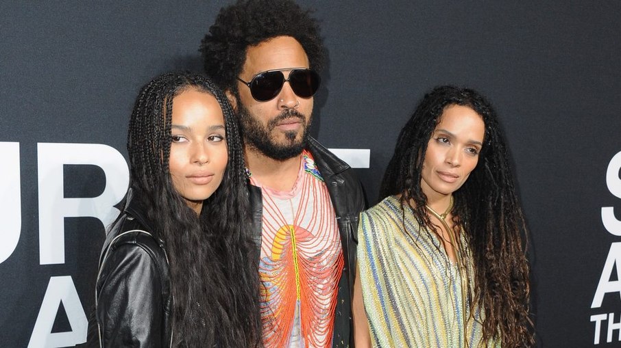 Zoë Kravitz & Lenny Kravitz & Lisa Bonet