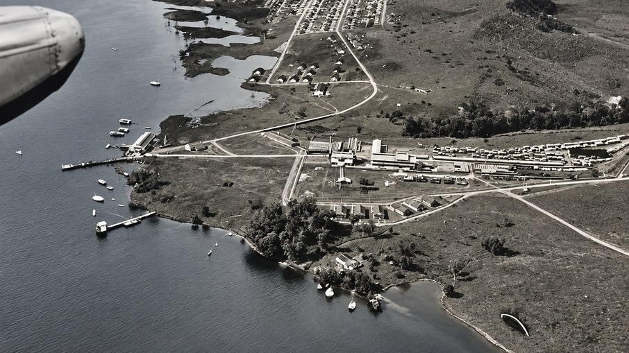 Vista aérea de Fordlândia em 1934