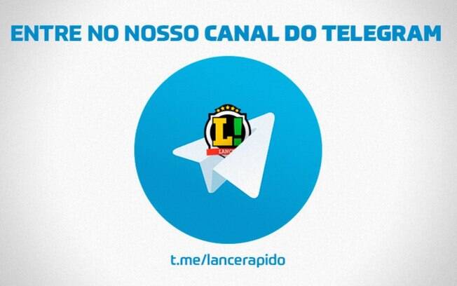 Receba as principais notícias do esporte em tempo real com o novo canal do LANCE! no Telegram