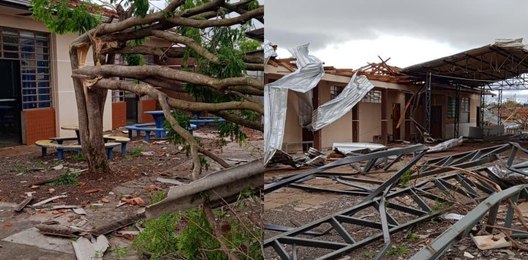 Após tornado, Enem é suspenso em cidade do Paraná