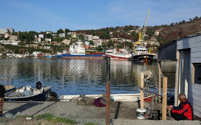 Puerto de Shengjin, en Albania, el 15 de octubre de 2024