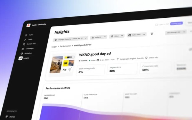 GenStudio | Adobe revela IA para criar anúncios