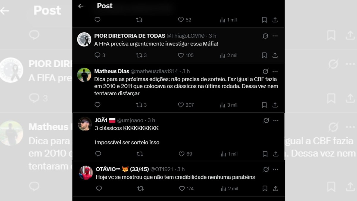 Torcedores criticam CBF pelo sorteio da Copa do Brasil Torcedores criticam CBF pelo sorteio da Copa do Brasil