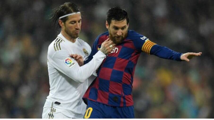 Sergio Ramos deseja boas-vindas a Messi no PSG