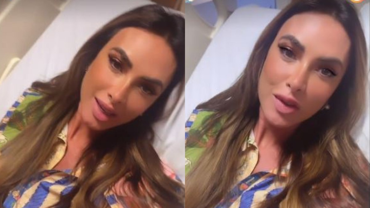 Nicole Bahls passa por cirurgia após quebrar o pé no Navio da Xuxa