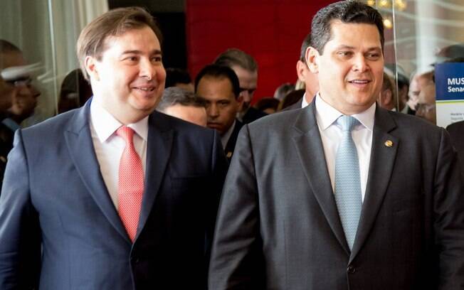 Maia e Alcolumbre são presidentes no Congresso; Paulo Guedes quer aproximação para garantir que reforma vai passar