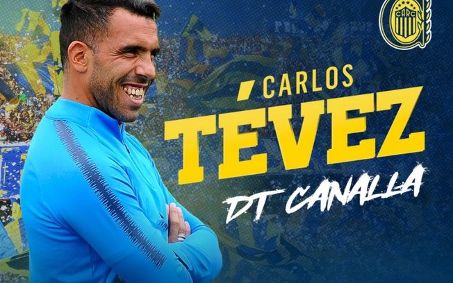 Carlos Tévez é anunciado como técnico do Rosario Central