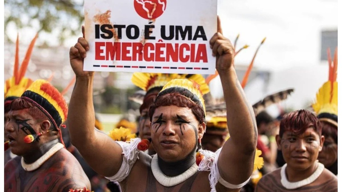 Indígena sobre marco temporal