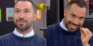 Ao vivo, Gil do Vigor se emociona e chora ao falar da avó