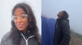 Brasileira estava ao lado de guia antes de cair de penhasco