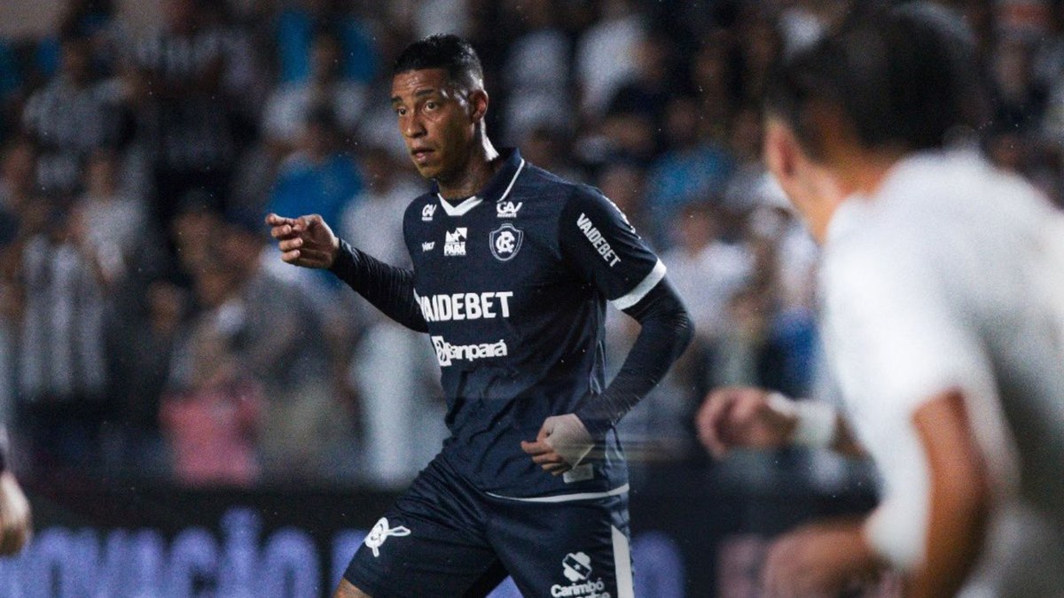 Alef Manga em Santos x Remo, pelo primeiro turno do Brasileirão de 2026 Alef Manga em Santos x Remo, pelo primeiro turno do Brasileirão de 2026