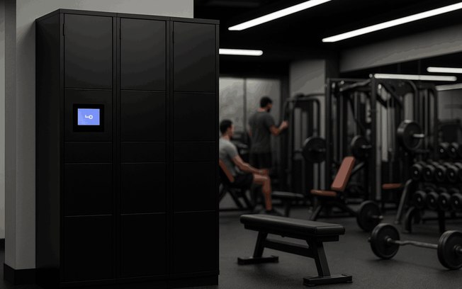 Lockers inteligentes otimizam rotina nas academias