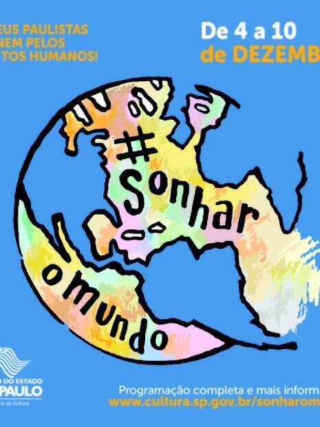 Logotipo da campanha Sonhar o Mundo