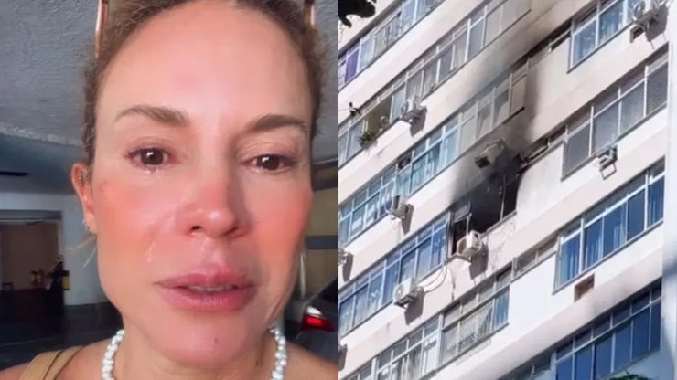 Maíra Charken revela ser dona de apartamento que pegou fogo no RJ