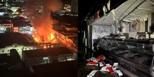 Incêndio atinge Mercado Municipal centenário de Piracicaba