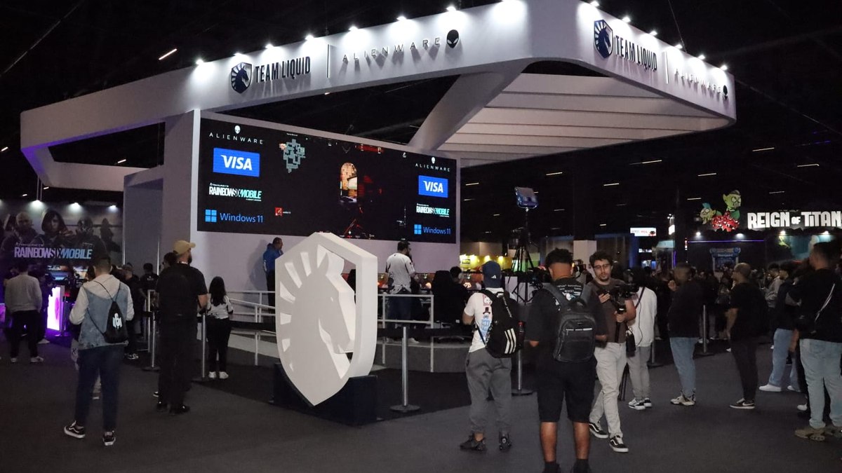 Estande da Team Liquid Estande da Team Liquid