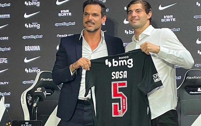 Sosa foi apresentado oficialmente pelo Vasco