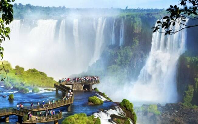 O Parque Nacional do Iguaçu é um dos destaques no Brasil