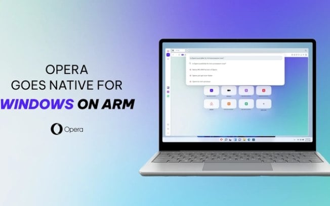Opera chega de forma nativa a aparelhos com processador ARM