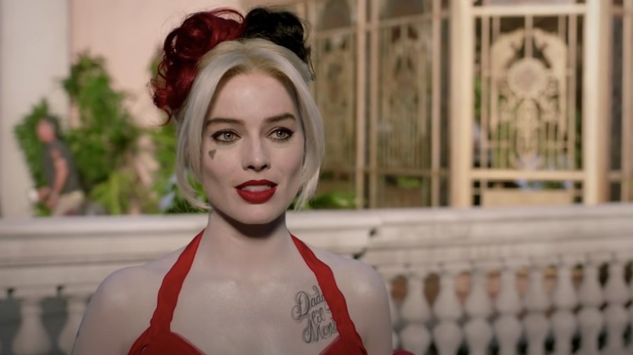 Margot Robbie em O Esquadrão Suicida