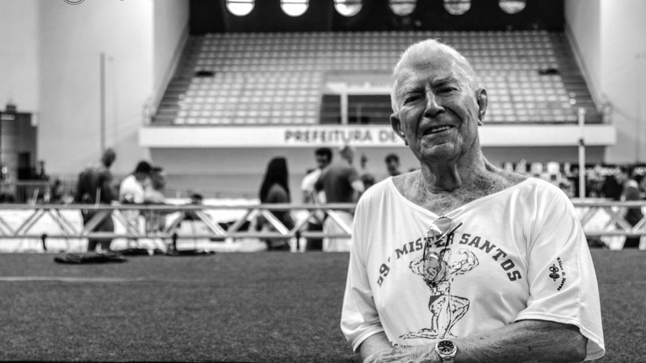 Elias foi fundador do Clube Santista de Halterofilismo e criador do Mister Santos Elias foi fundador do Clube Santista de Halterofilismo e criador do Mister Santos