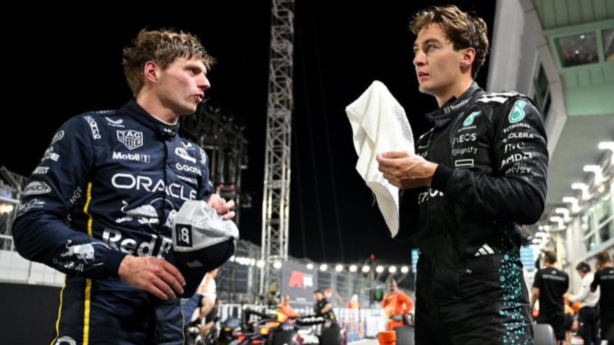 Russell venceu, enquanto Verstappen ficou em 2º