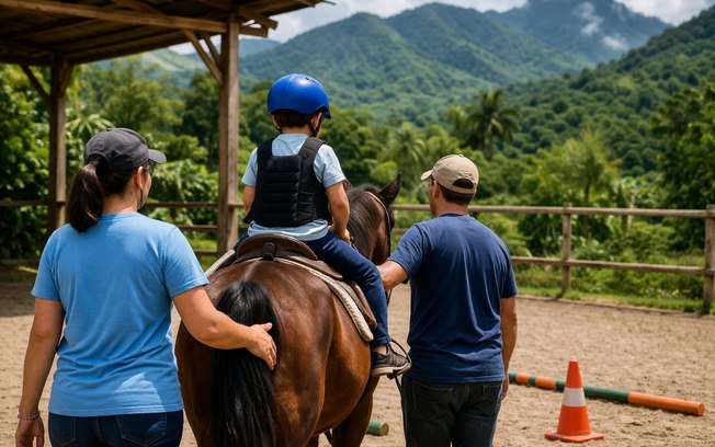Iniciativa promove equoterapia gratuita no litoral do Paraná