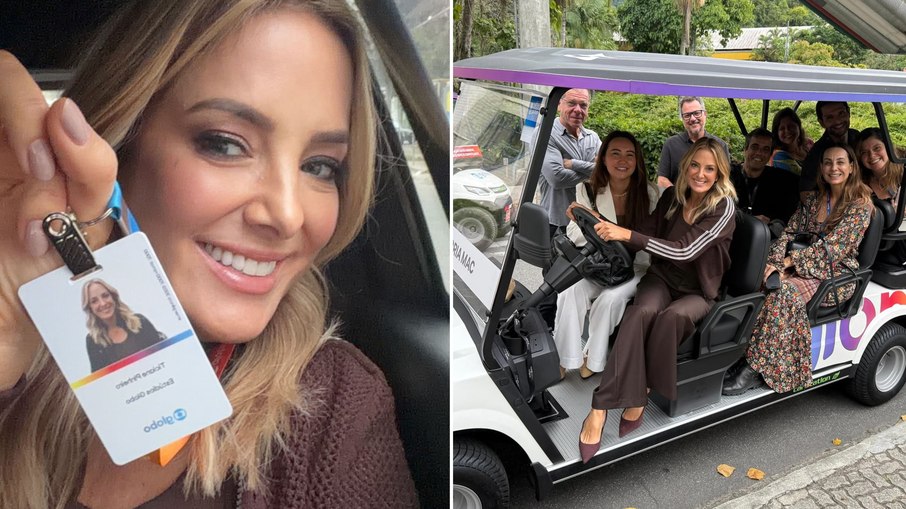 Ticiane Pinheiro se atrapalha em estreia nos estúdios Globo