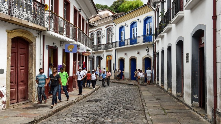 Rua dos Bancos de Ouro Preto - Minas Gerais