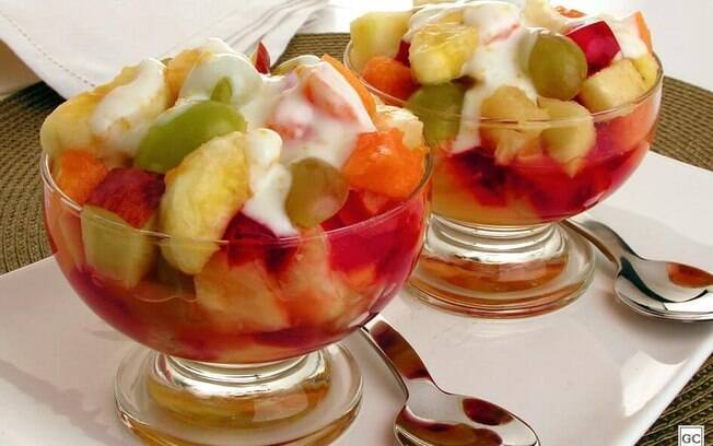 Saladas de frutas incrementadas