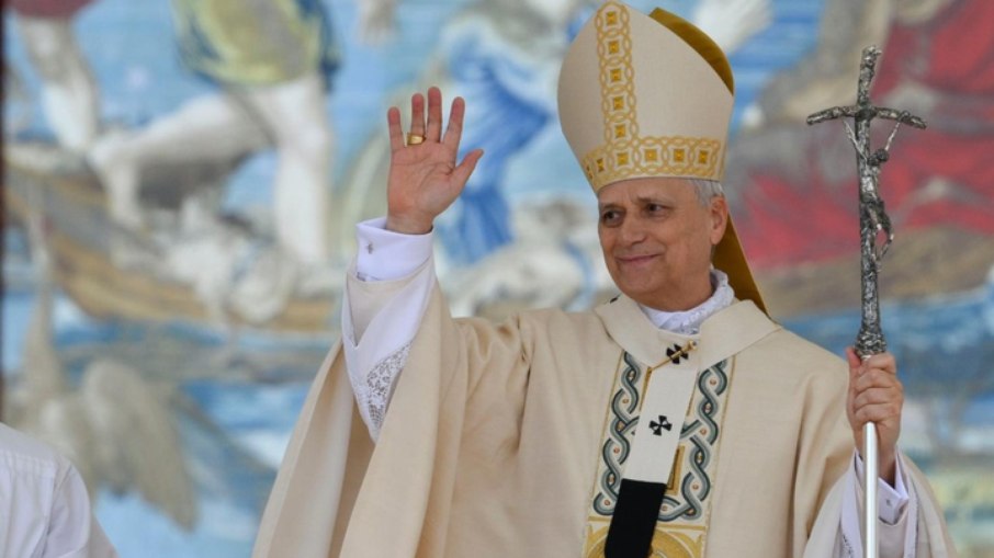 Papa Leão XIV em sua missa inaugural Papa Leão XIV em sua missa inaugural