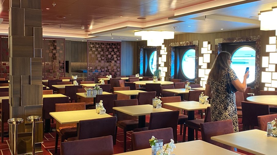 MSC Seashore tem nove restaurantes