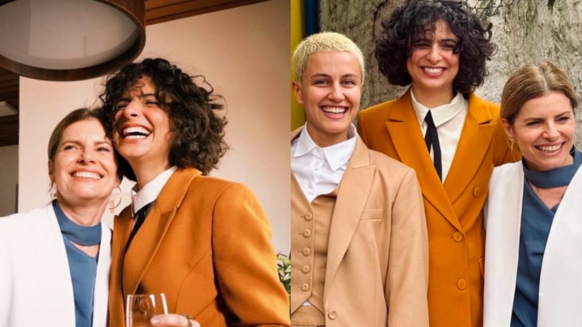 Casal realizou uma cerimônia intimista Casal realizou uma cerimônia intimista