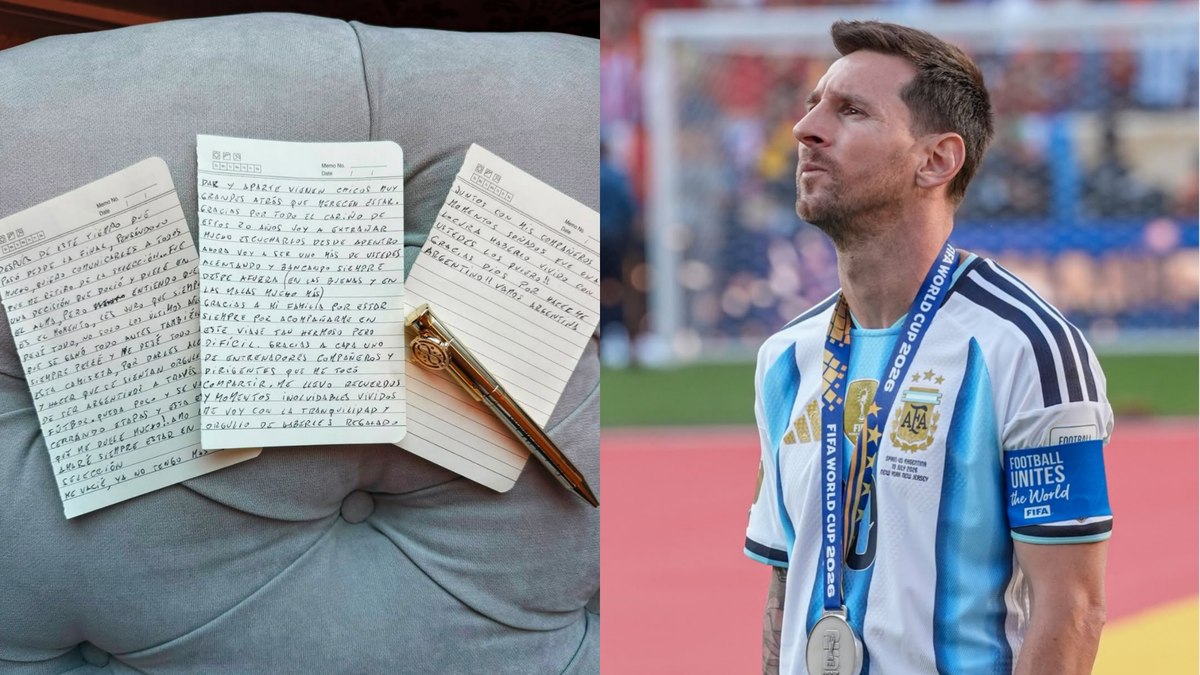 Messi publicou uma carta em seu perfil do Instagram anunciando sua decisão