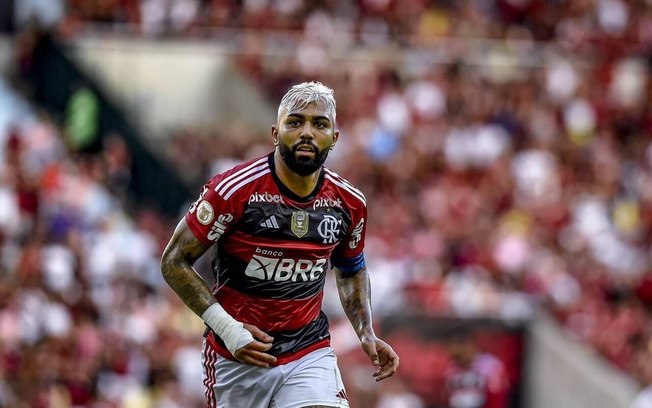Gabigol em campo pelo Flamengo