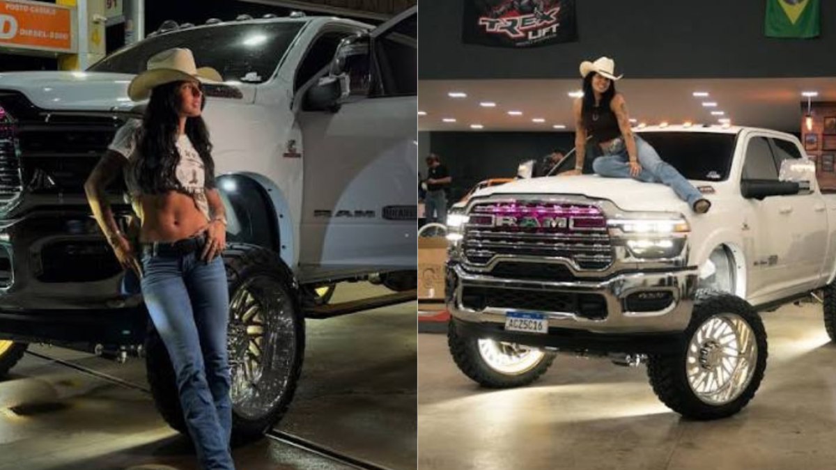 Em abril, Ana Castela comprou uma picape Dodge Ram, avaliada em mais de R$ 670 mil.