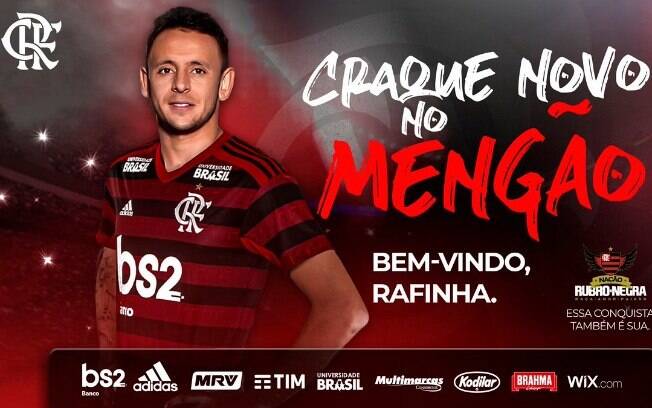 Rafinha foi confirmado como reforço do Flamengo