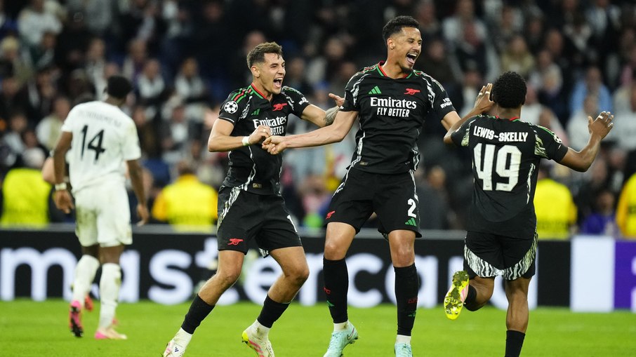 Arsenal vence no Bernabéu e elimina o Real Madrid da Champions League Arsenal vence no Bernabéu e elimina o Real Madrid da Champions League