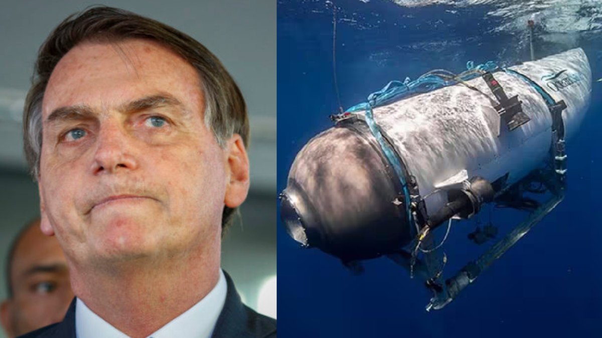 Bolsonaro ironizou episódio do submarino