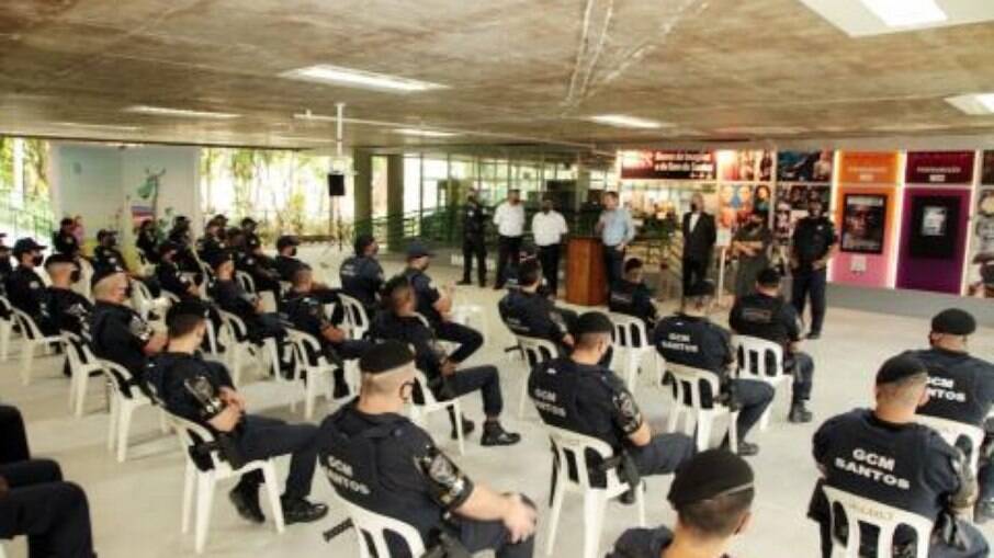 Todo o treinamento dos oficiais foi realizado em parceria com a Guarda Municipal do Guarujá