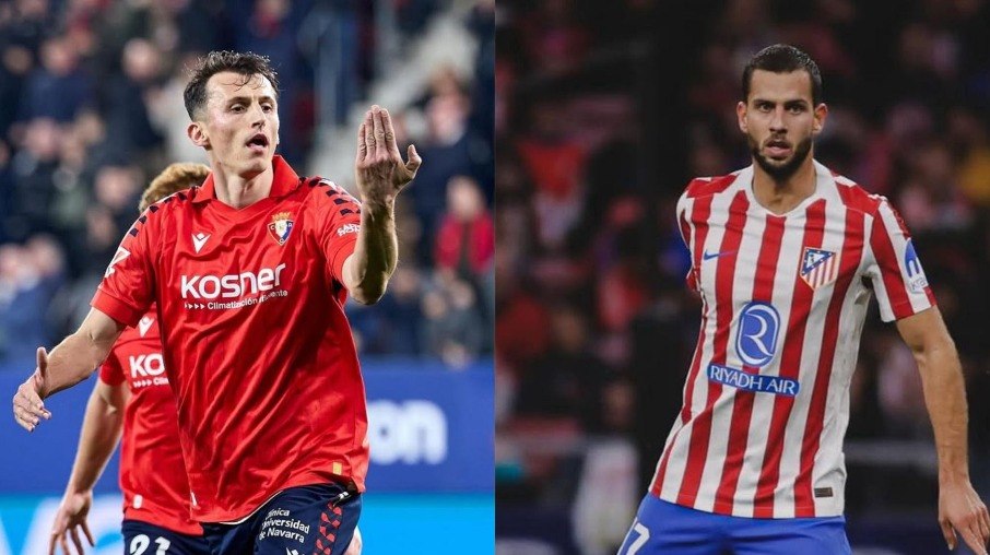 Budmir e Hancko fazem embate em Osasuna x Atlético de Madrid